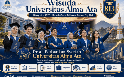 Wisuda 813 Lulusan Universitas Alma Ata: Dari Sleman City Hall, Generasi Baru Siap Mengisi Pembangunan Indonesia